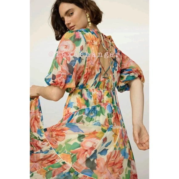 NWT One33 Social The Francesca Floral Maxi Gown Size 4 - Picture 4 of 16